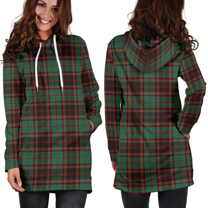 Scottish Buchan Ancient Clan Tartan Hoodie Dress