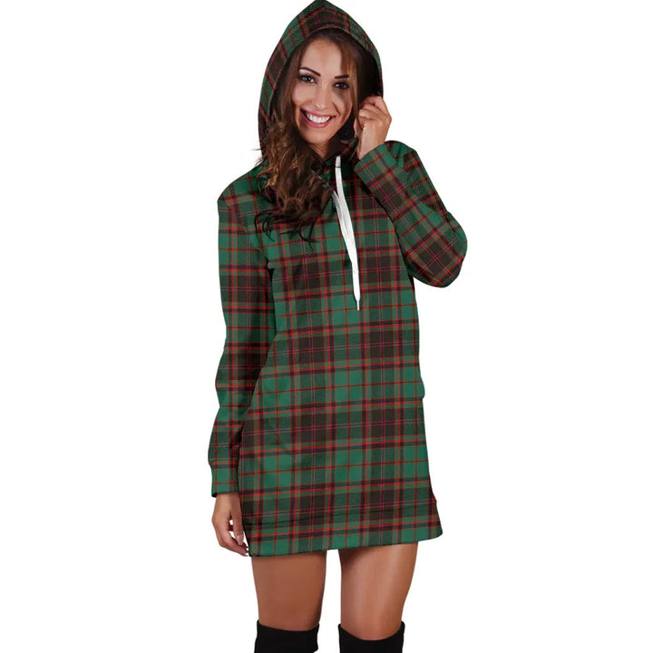 Scottish Buchan Ancient Clan Tartan Hoodie Dress