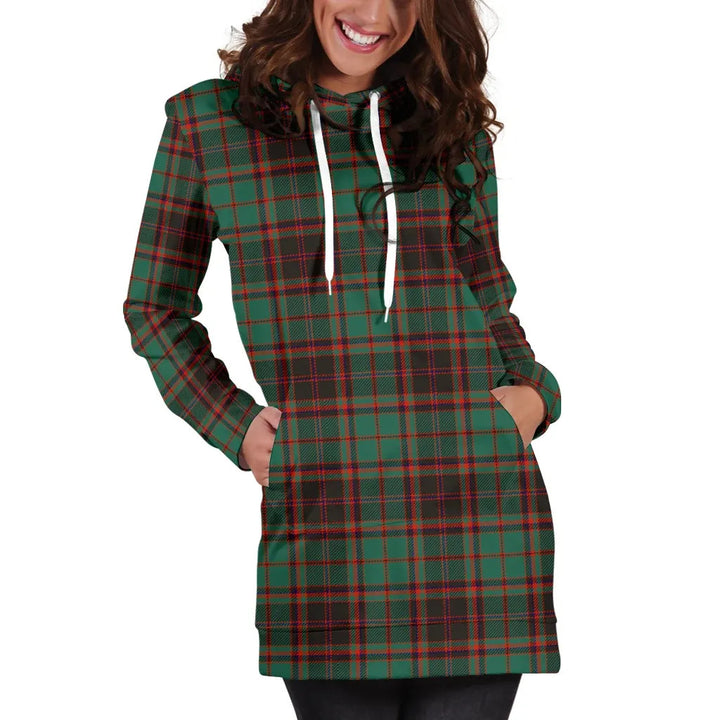 Scottish Buchan Ancient Clan Tartan Hoodie Dress