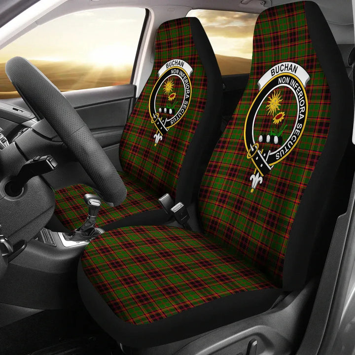 Scottish Buchan Clan Crest Tartan Car Seat Covers 3