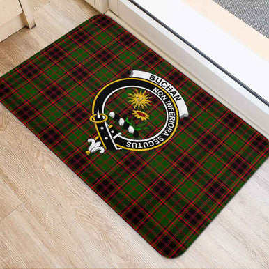 Scottish Buchan Clan Crest Tartan Door Mat Tartan Plaid 2