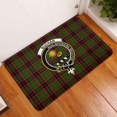 Scottish Buchan Clan Crest Tartan Door Mat Tartan Plaid 3