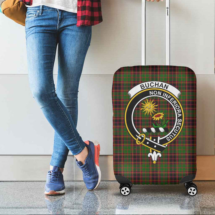 Scottish Buchan Clan Crest Tartan Luggage Cover Tartan Plaid 2