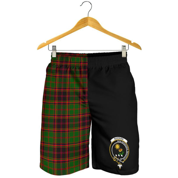 Scottish Buchan Modern Clan Crest Tartan Half of Me Men's Shorts