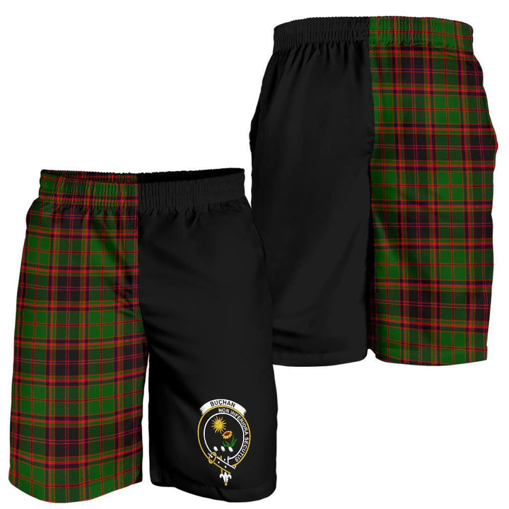 Scottish Buchan Modern Clan Crest Tartan Half of Me Men's Shorts