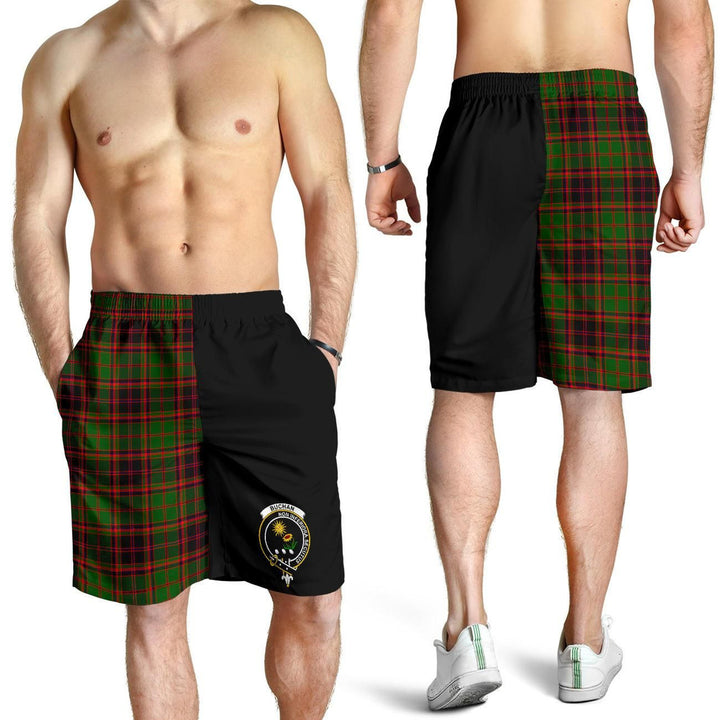 Scottish Buchan Modern Clan Crest Tartan Half of Me Men's Shorts