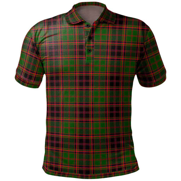 Scottish Buchan Modern Clan Tartan Polo Shirt Front Side Tartan Plaid