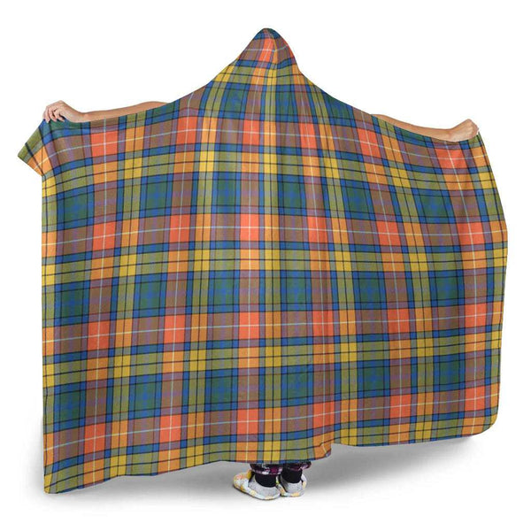 Scottish Buchanan Ancient Clan Tartan Hooded Blanket Tartan Plaid 2