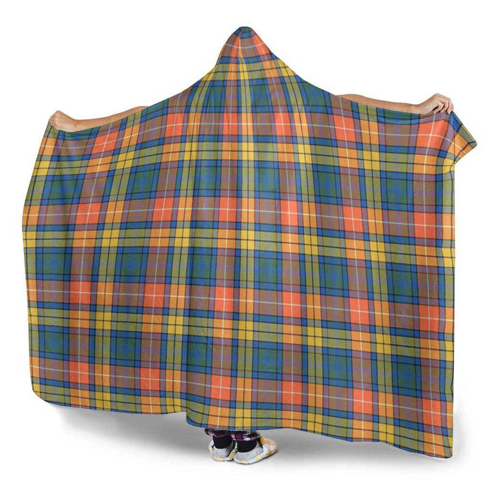 Scottish Buchanan Ancient Clan Tartan Hooded Blanket Tartan Plaid 3
