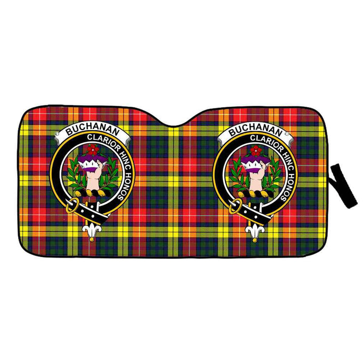 Scottish Buchanan Clan Crest Tartan Car Windshield Sun Shade Tartan Plaid 1