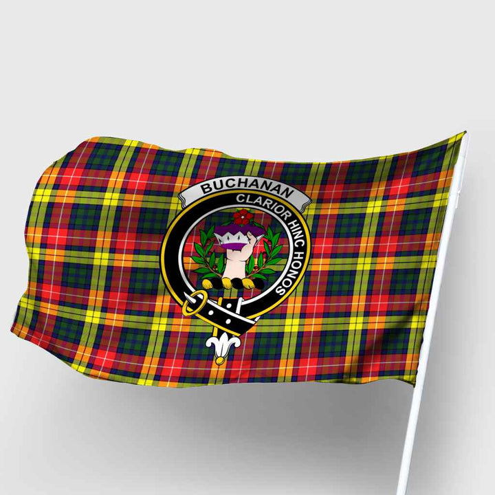 Scottish Buchanan Clan Crest Tartan Flag Parade Tartan Plaid 2