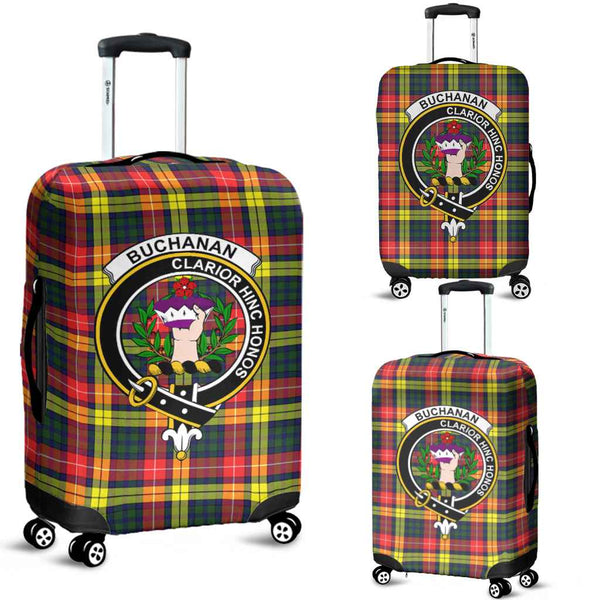 Scottish Buchanan Clan Crest Tartan Luggage Cover Tartan Plaid 1