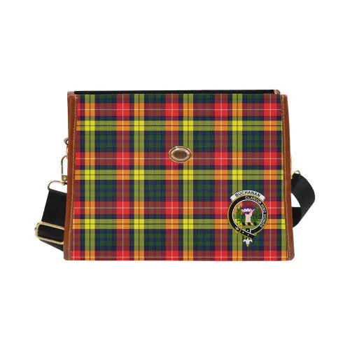 Scottish Buchanan Clan Crest Tartan Waterproof Canvas Bag Tartan Plaid 1