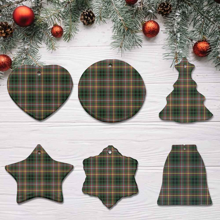 Scottish Buchanan Hunting Clan Tartan Ceramic Ornament All Tartan Plaid
