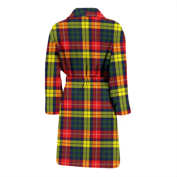 Scottish Buchanan Modern Clan Tartan Bathrobe 1