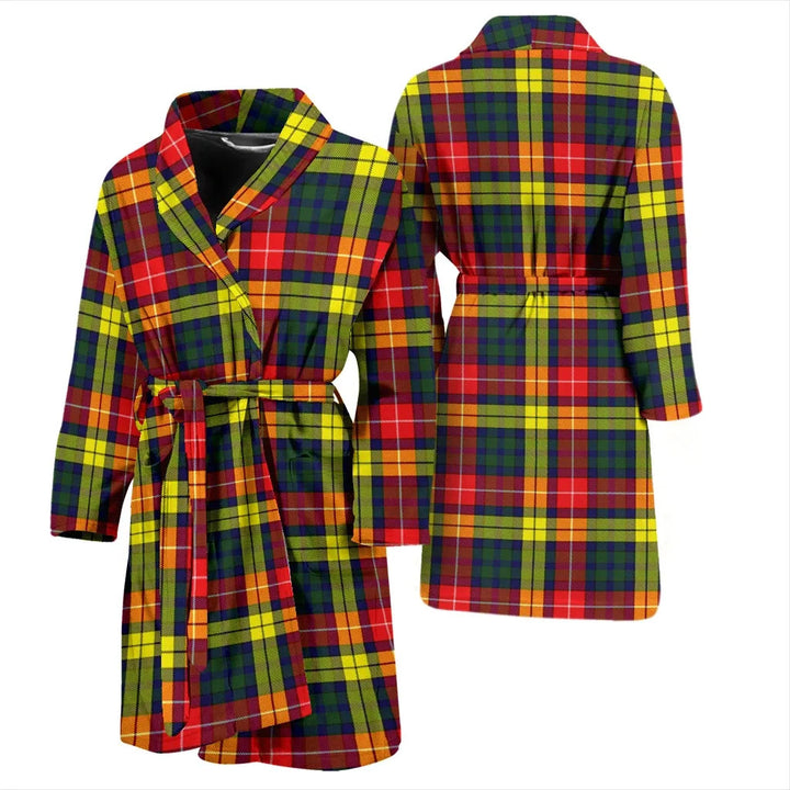 Scottish Buchanan Modern Clan Tartan Bathrobe 3