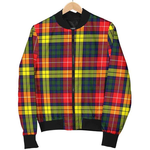 Scottish Buchanan Modern Clan Tartan Bomber Jacket Tartan Plaid 1