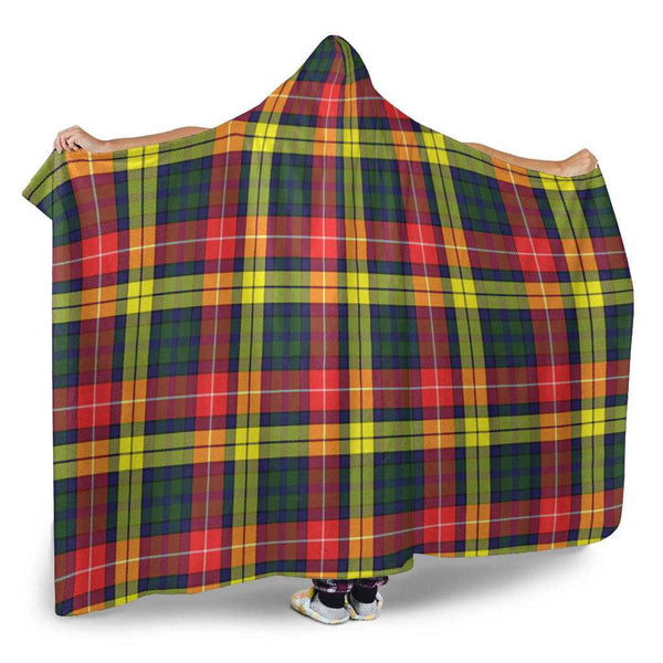 Scottish Buchanan Modern Clan Tartan Hooded Blanket Tartan Plaid 2