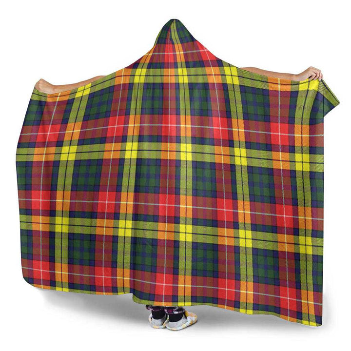 Scottish Buchanan Modern Clan Tartan Hooded Blanket Tartan Plaid 3