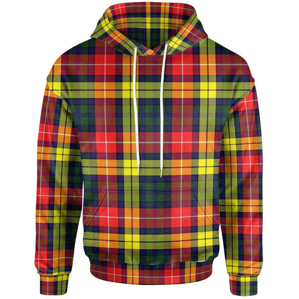 Scottish Buchanan Modern Clan Tartan Hoodie Front Side Tartan Plaid