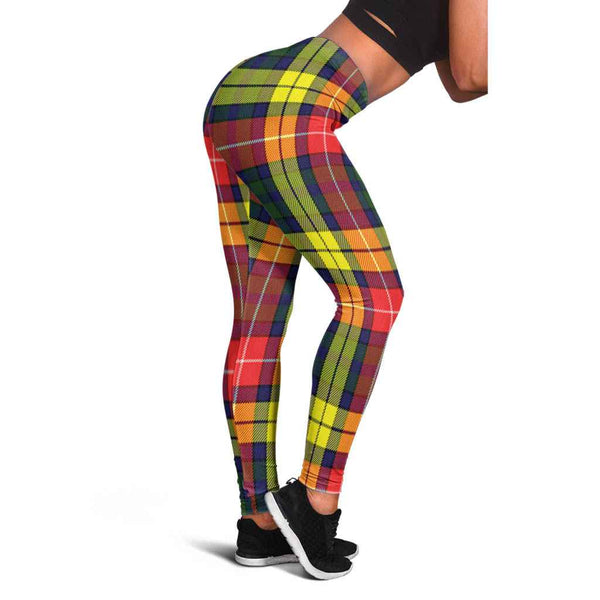 Scottish Buchanan Modern Clan Tartan Women Leggings Tartan Plaid 1
