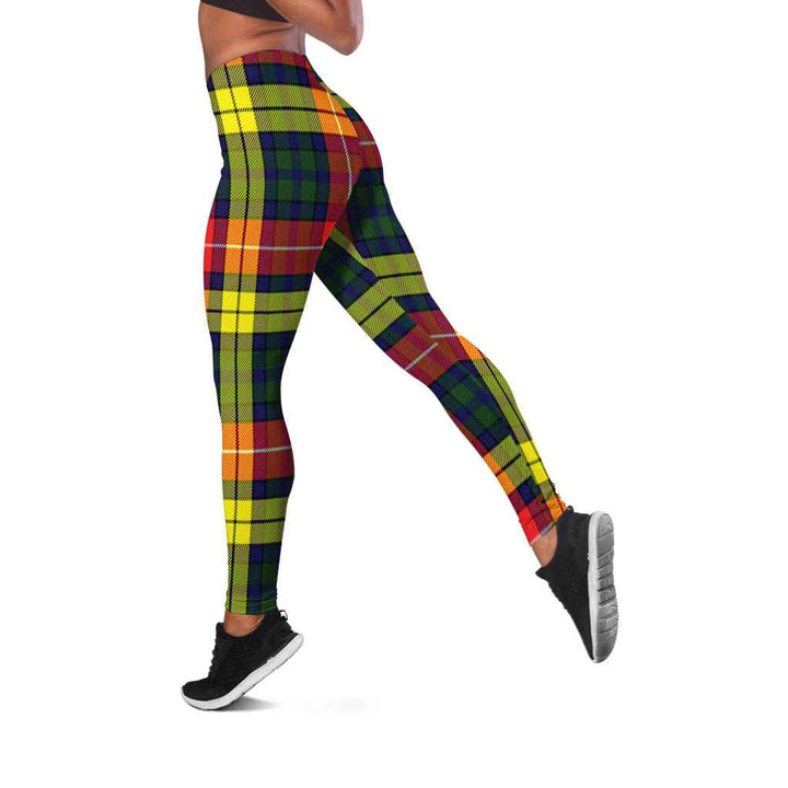 Scottish Buchanan Modern Clan Tartan Women Leggings Tartan Plaid 2