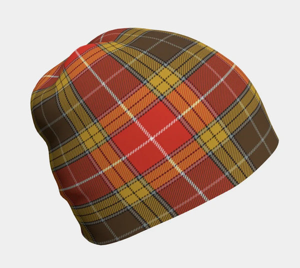 Scottish Buchanan Old Set Weathered Clan Tartan Beanie 1 Tartan Plaid