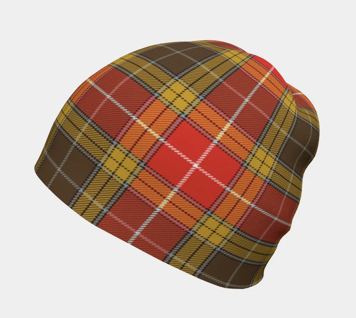 Scottish Buchanan Old Set Weathered Clan Tartan Beanie 2 Tartan Plaid