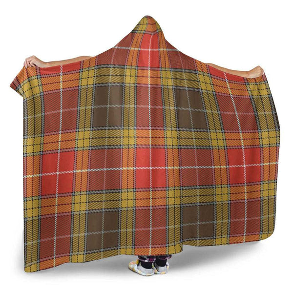 Scottish Buchanan Old Set Weathered Clan Tartan Hooded Blanket Tartan Plaid 2