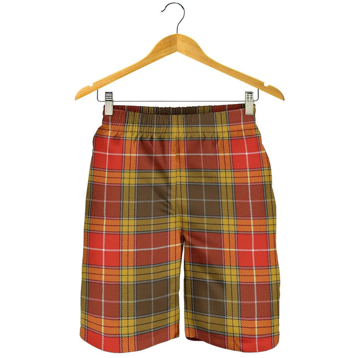 Scottish Buchanan Old Set Weathered Clan Tartan Men's Shorts