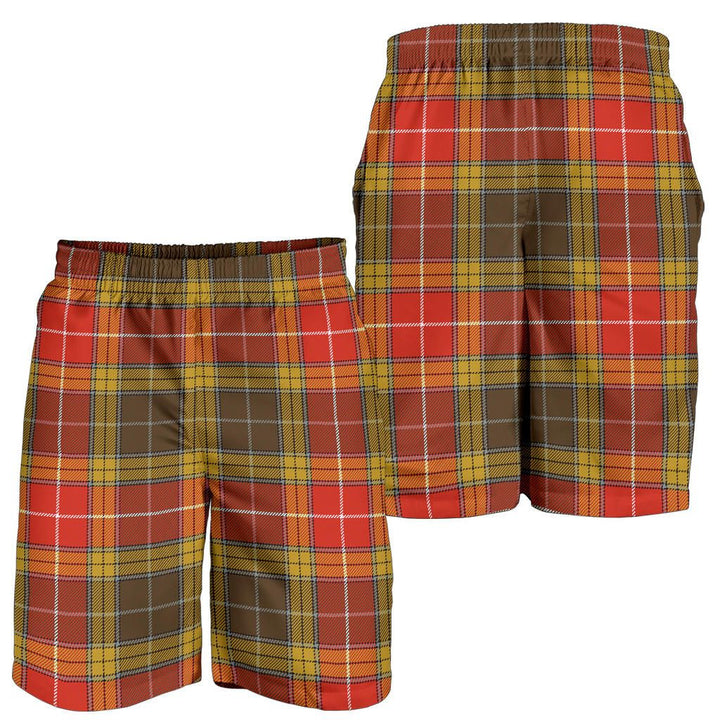Scottish Buchanan Old Set Weathered Clan Tartan Men's Shorts