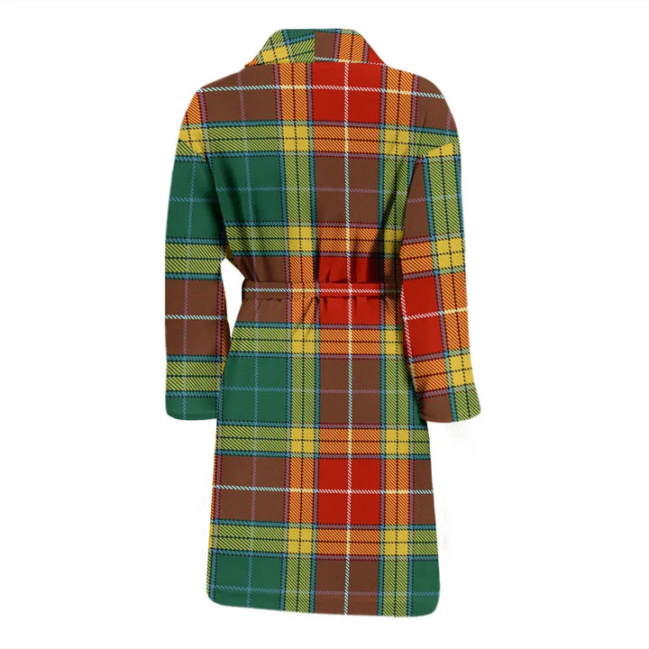 Scottish Buchanan Old Sett Clan Tartan Bathrobe 1