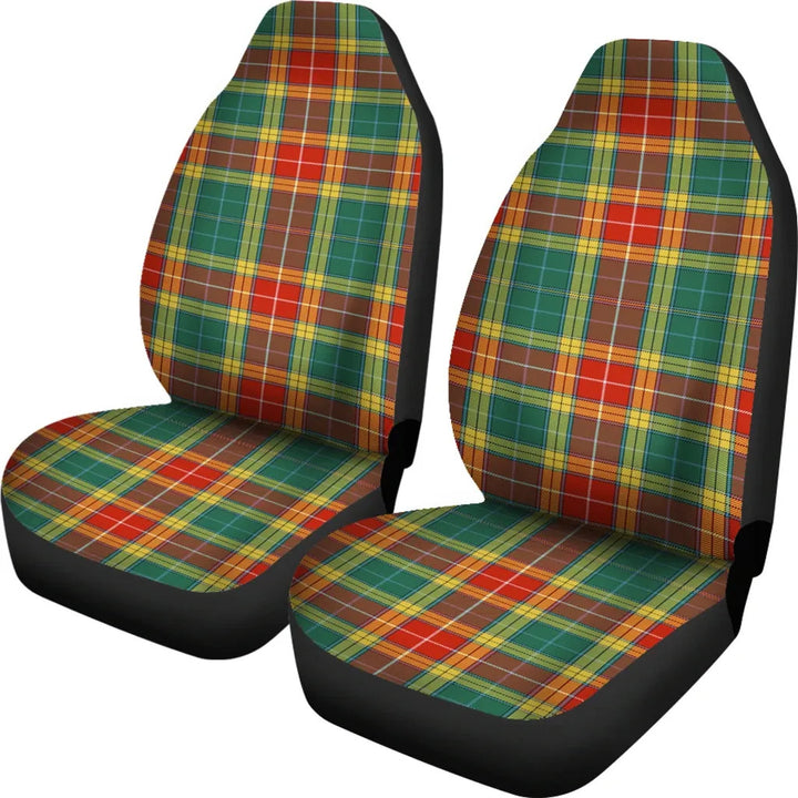 Scottish Buchanan Old Sett Clan Tartan Car Seat Covers 1