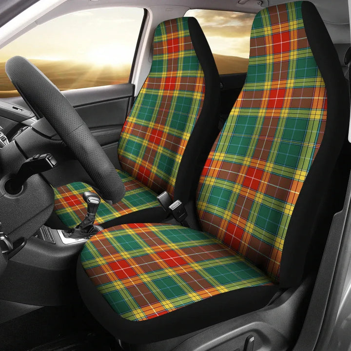 Scottish Buchanan Old Sett Clan Tartan Car Seat Covers 2