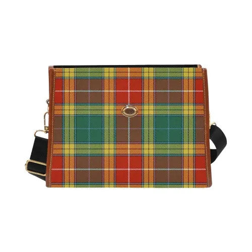 Scottish Buchanan Old Sett Clan Tartan Waterproof Canvas Bag Tartan Plaid 2