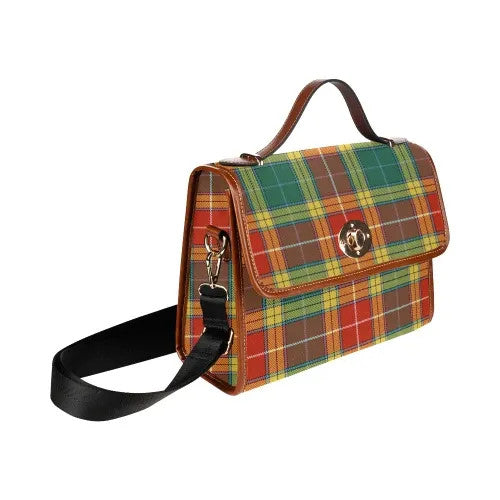 Scottish Buchanan Old Sett Clan Tartan Waterproof Canvas Bag Tartan Plaid 3
