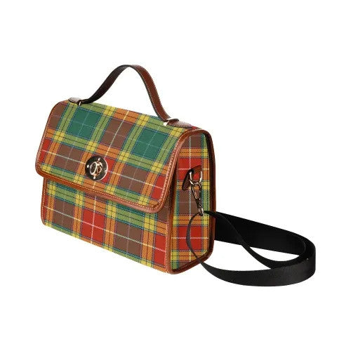 Scottish Buchanan Old Sett Clan Tartan Waterproof Canvas Bag Tartan Plaid 4