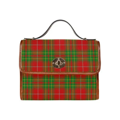 Scottish Burnett Ancient Clan Tartan Waterproof Canvas Bag Tartan Plaid 1