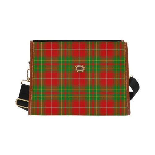 Scottish Burnett Ancient Clan Tartan Waterproof Canvas Bag Tartan Plaid 2