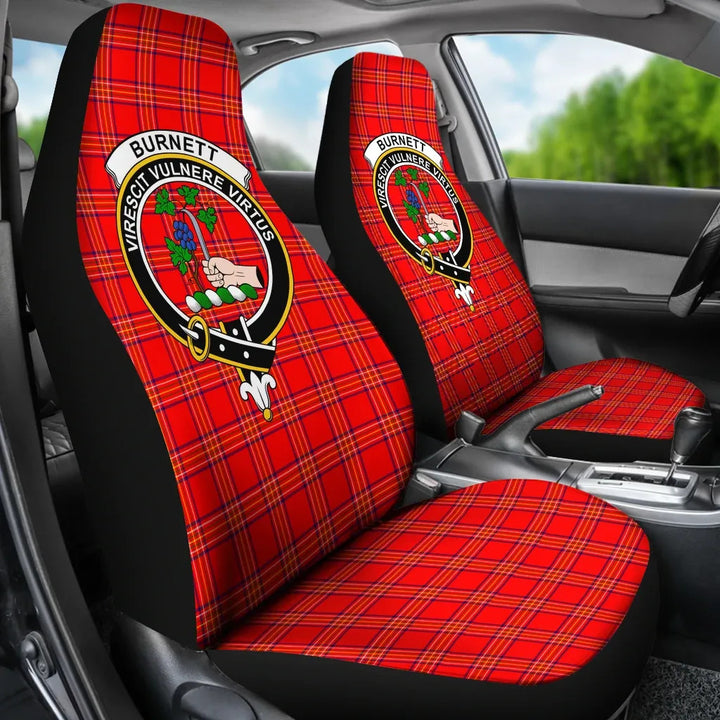 Scottish Burnett Clan Crest Tartan Car Seat Covers 3