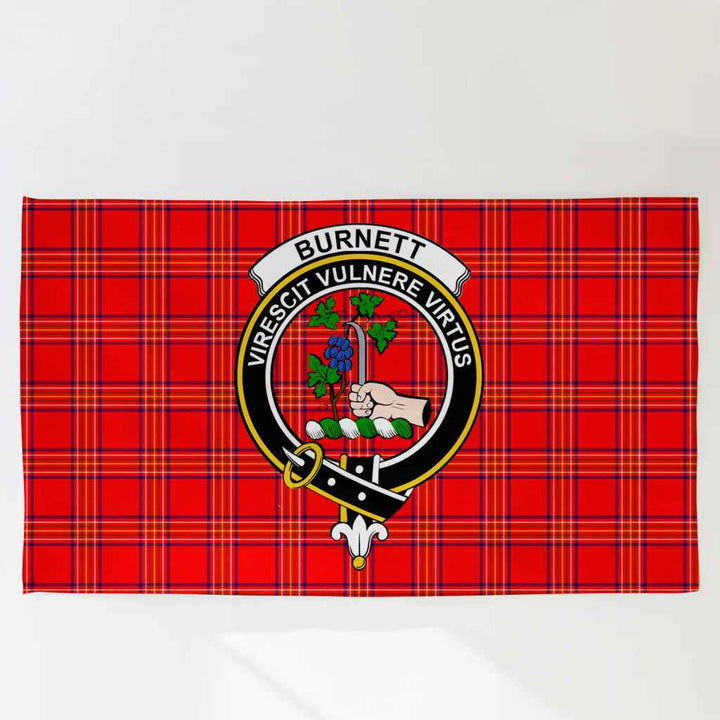 Scottish Burnett Clan Crest Tartan Flag Parade Tartan Plaid 3