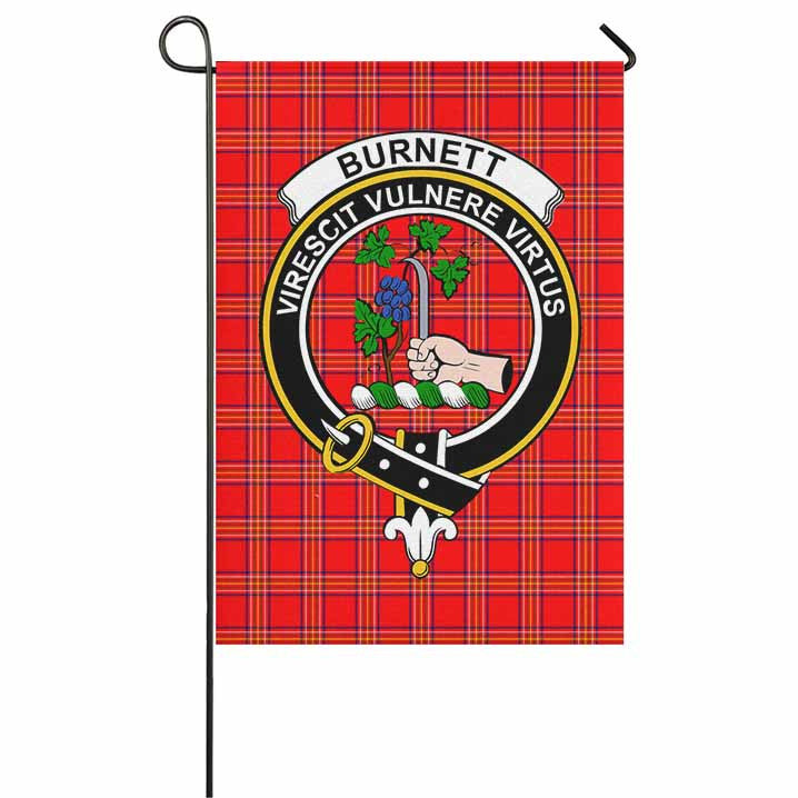 Scottish Burnett Clan Crest Tartan Garden Flag Tartan Plaid 1