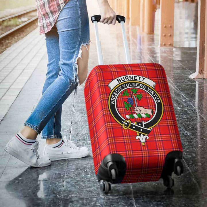 Scottish Burnett Clan Crest Tartan Luggage Cover Tartan Plaid 3