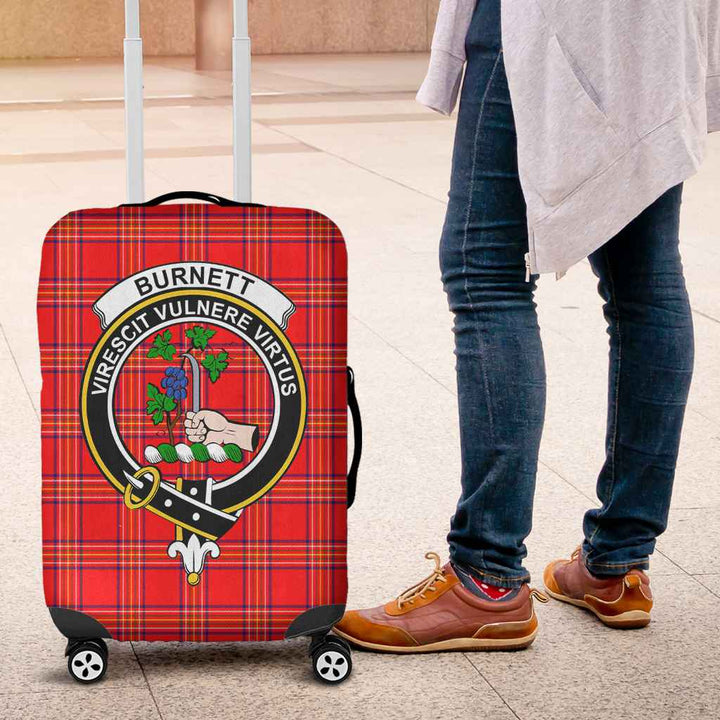 Scottish Burnett Clan Crest Tartan Luggage Cover Tartan Plaid 4