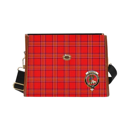 Scottish Burnett Clan Crest Tartan Waterproof Canvas Bag Tartan Plaid 2