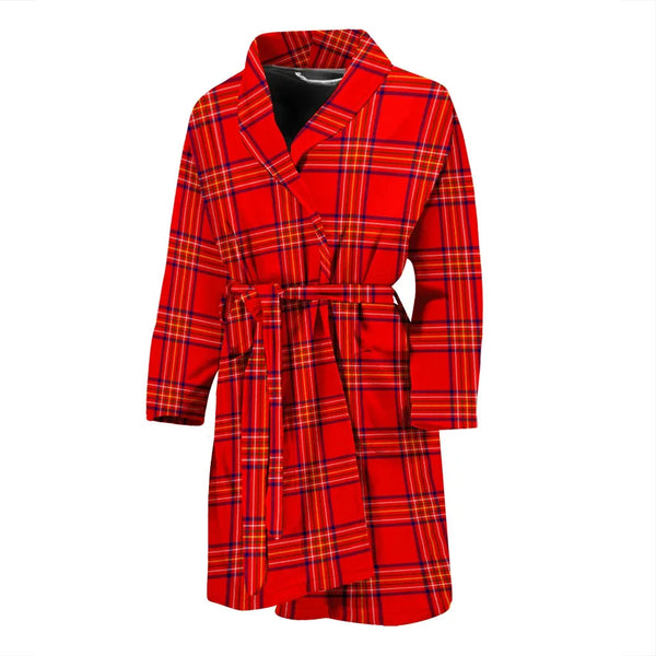 Scottish Burnett Modern Clan Tartan Bathrobe 2