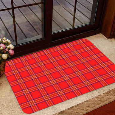 Scottish Burnett Modern Clan Tartan Door Mat Tartan Plaid 1