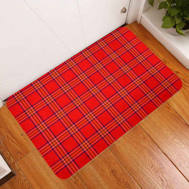 Scottish Burnett Modern Clan Tartan Door Mat Tartan Plaid 3