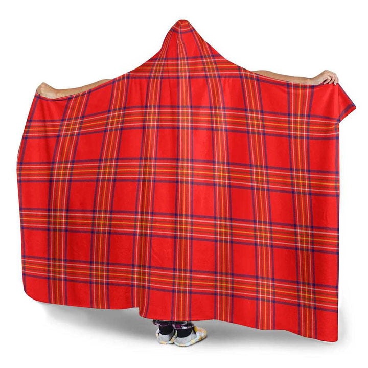 Scottish Burnett Modern Clan Tartan Hooded Blanket Tartan Plaid 3