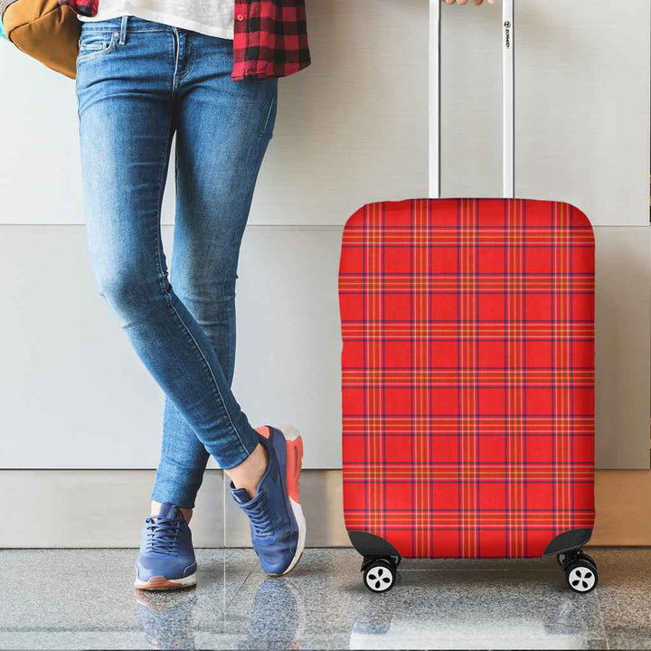 Scottish Burnett Modern Clan Tartan Luggage Cover Tartan Plaid 2